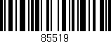 Código de barras (EAN, GTIN, SKU, ISBN): '85519'