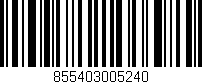 Código de barras (EAN, GTIN, SKU, ISBN): '855403005240'