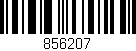 Código de barras (EAN, GTIN, SKU, ISBN): '856207'