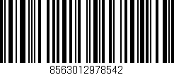 Código de barras (EAN, GTIN, SKU, ISBN): '8563012978542'