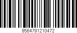 Código de barras (EAN, GTIN, SKU, ISBN): '8564791210472'