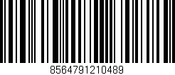 Código de barras (EAN, GTIN, SKU, ISBN): '8564791210489'