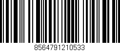 Código de barras (EAN, GTIN, SKU, ISBN): '8564791210533'
