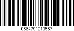 Código de barras (EAN, GTIN, SKU, ISBN): '8564791210557'