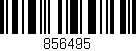Código de barras (EAN, GTIN, SKU, ISBN): '856495'