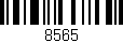 Código de barras (EAN, GTIN, SKU, ISBN): '8565'