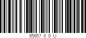 Código de barras (EAN, GTIN, SKU, ISBN): '85657_0_0_U'