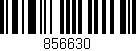 Código de barras (EAN, GTIN, SKU, ISBN): '856630'