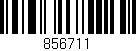 Código de barras (EAN, GTIN, SKU, ISBN): '856711'