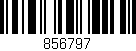 Código de barras (EAN, GTIN, SKU, ISBN): '856797'