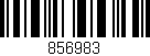 Código de barras (EAN, GTIN, SKU, ISBN): '856983'