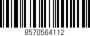 Código de barras (EAN, GTIN, SKU, ISBN): '8570564112'