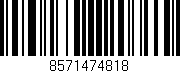 Código de barras (EAN, GTIN, SKU, ISBN): '8571474818'