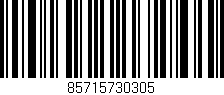 Código de barras (EAN, GTIN, SKU, ISBN): '85715730305'