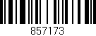 Código de barras (EAN, GTIN, SKU, ISBN): '857173'