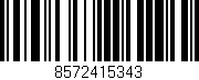 Código de barras (EAN, GTIN, SKU, ISBN): '8572415343'
