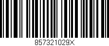 Código de barras (EAN, GTIN, SKU, ISBN): '857321029X'