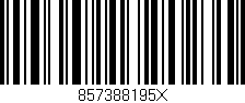 Código de barras (EAN, GTIN, SKU, ISBN): '857388195X'