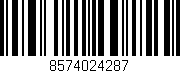 Código de barras (EAN, GTIN, SKU, ISBN): '8574024287'
