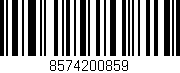 Código de barras (EAN, GTIN, SKU, ISBN): '8574200859'