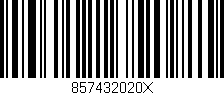 Código de barras (EAN, GTIN, SKU, ISBN): '857432020X'