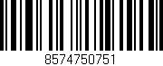 Código de barras (EAN, GTIN, SKU, ISBN): '8574750751'