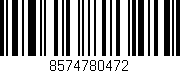 Código de barras (EAN, GTIN, SKU, ISBN): '8574780472'