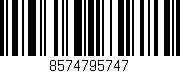 Código de barras (EAN, GTIN, SKU, ISBN): '8574795747'