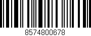 Código de barras (EAN, GTIN, SKU, ISBN): '8574800678'