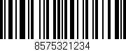 Código de barras (EAN, GTIN, SKU, ISBN): '8575321234'