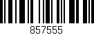 Código de barras (EAN, GTIN, SKU, ISBN): '857555'