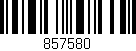 Código de barras (EAN, GTIN, SKU, ISBN): '857580'