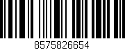 Código de barras (EAN, GTIN, SKU, ISBN): '8575826654'