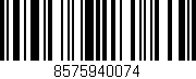 Código de barras (EAN, GTIN, SKU, ISBN): '8575940074'