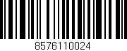 Código de barras (EAN, GTIN, SKU, ISBN): '8576110024'