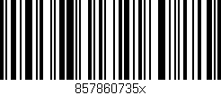 Código de barras (EAN, GTIN, SKU, ISBN): '857860735x'