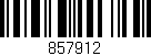 Código de barras (EAN, GTIN, SKU, ISBN): '857912'