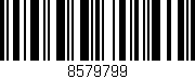 Código de barras (EAN, GTIN, SKU, ISBN): '8579799'