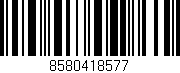 Código de barras (EAN, GTIN, SKU, ISBN): '8580418577'