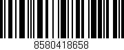 Código de barras (EAN, GTIN, SKU, ISBN): '8580418658'