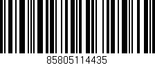 Código de barras (EAN, GTIN, SKU, ISBN): '85805114435'