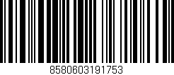 Código de barras (EAN, GTIN, SKU, ISBN): '8580603191753'