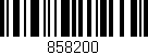 Código de barras (EAN, GTIN, SKU, ISBN): '858200'