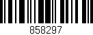 Código de barras (EAN, GTIN, SKU, ISBN): '858297'