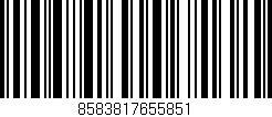 Código de barras (EAN, GTIN, SKU, ISBN): '8583817655851'