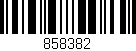 Código de barras (EAN, GTIN, SKU, ISBN): '858382'