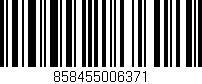Código de barras (EAN, GTIN, SKU, ISBN): '858455006371'