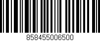 Código de barras (EAN, GTIN, SKU, ISBN): '858455006500'
