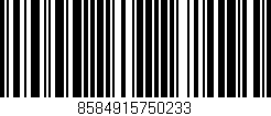 Código de barras (EAN, GTIN, SKU, ISBN): '8584915750233'