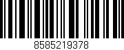 Código de barras (EAN, GTIN, SKU, ISBN): '8585219378'